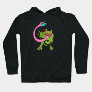Frog tongue and fly soul Hoodie